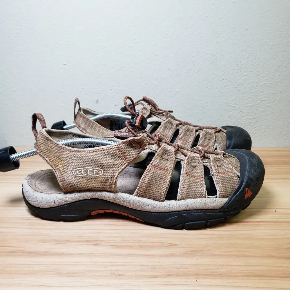 Keen Men's 12 Newport Water‎ Sandals Beige Tan Hiking Gorpcore Utility Camping